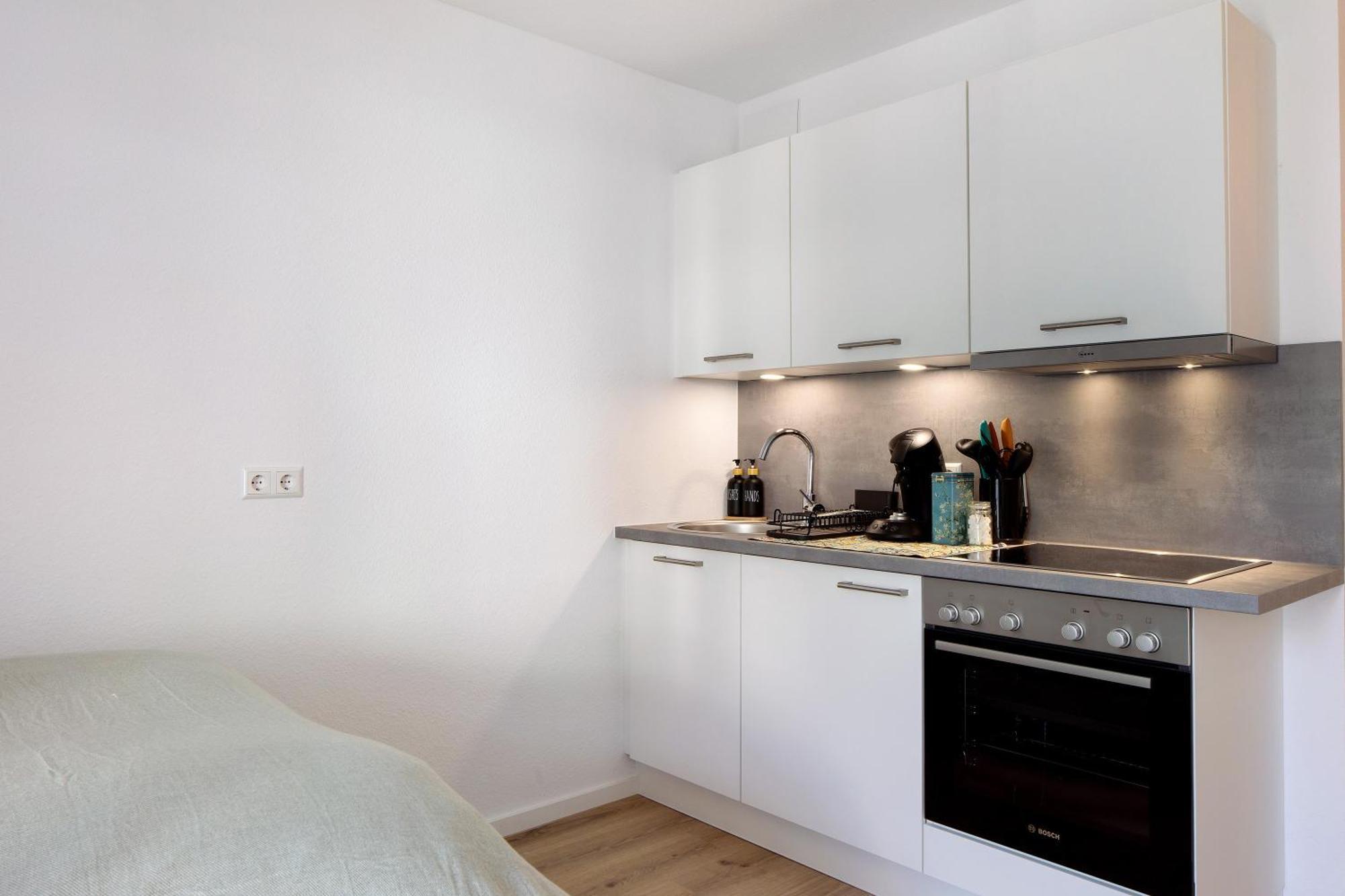 Ferienwohnung Muenster, Sehr Zentral ไฟรบวร์กอิมไบรส์เกา ภายนอก รูปภาพ